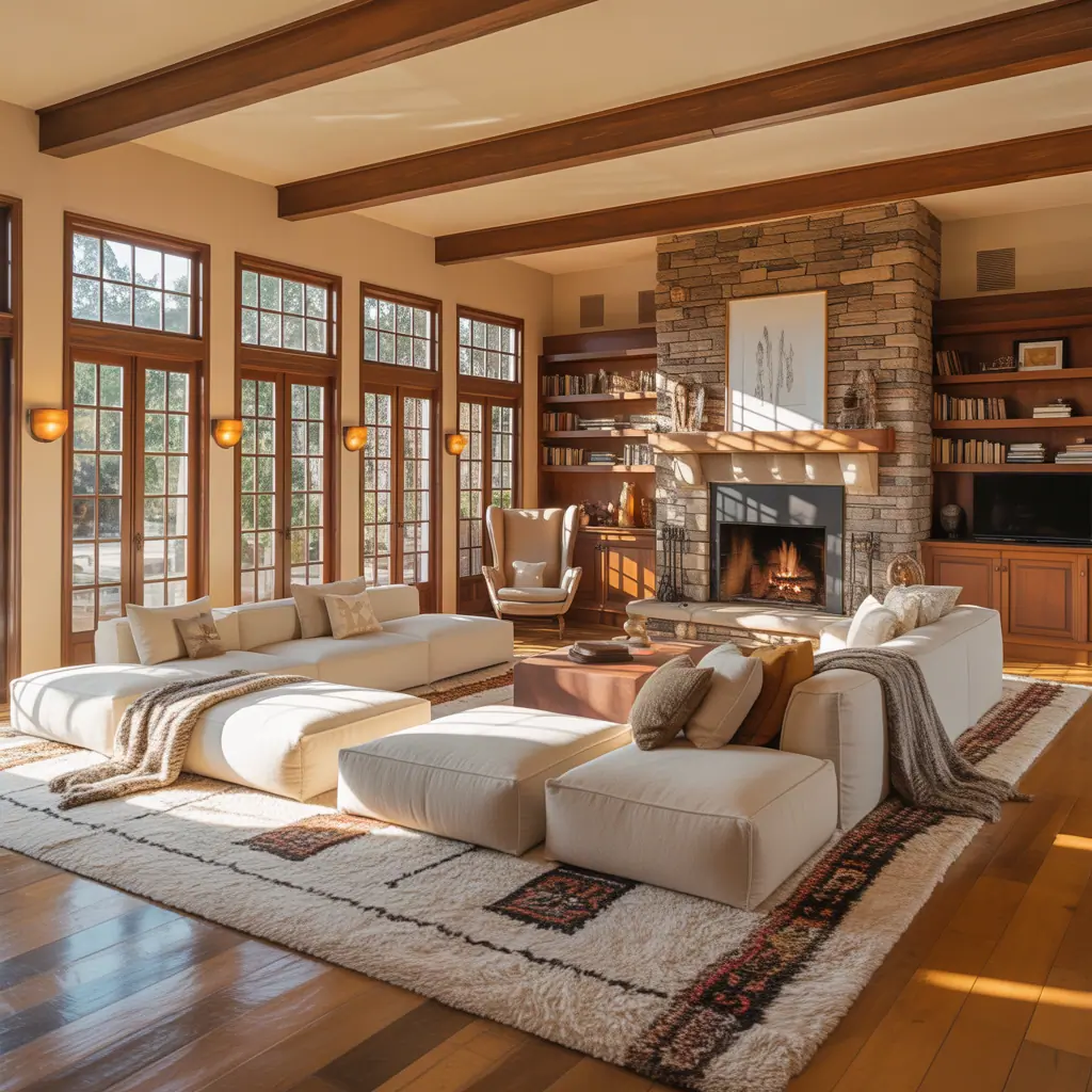 ideas for large family room