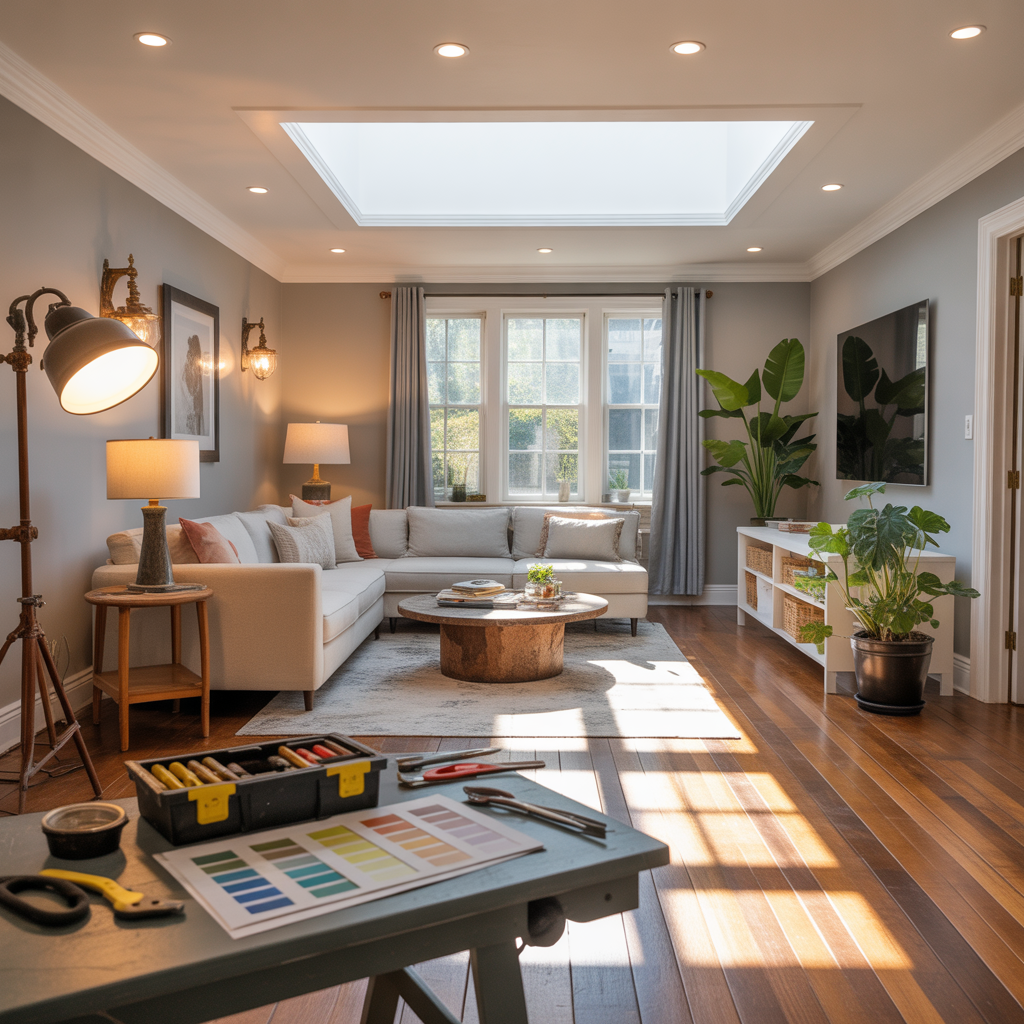 ideas for lighting dark rooms