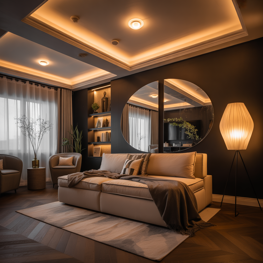 ideas for lighting dark rooms