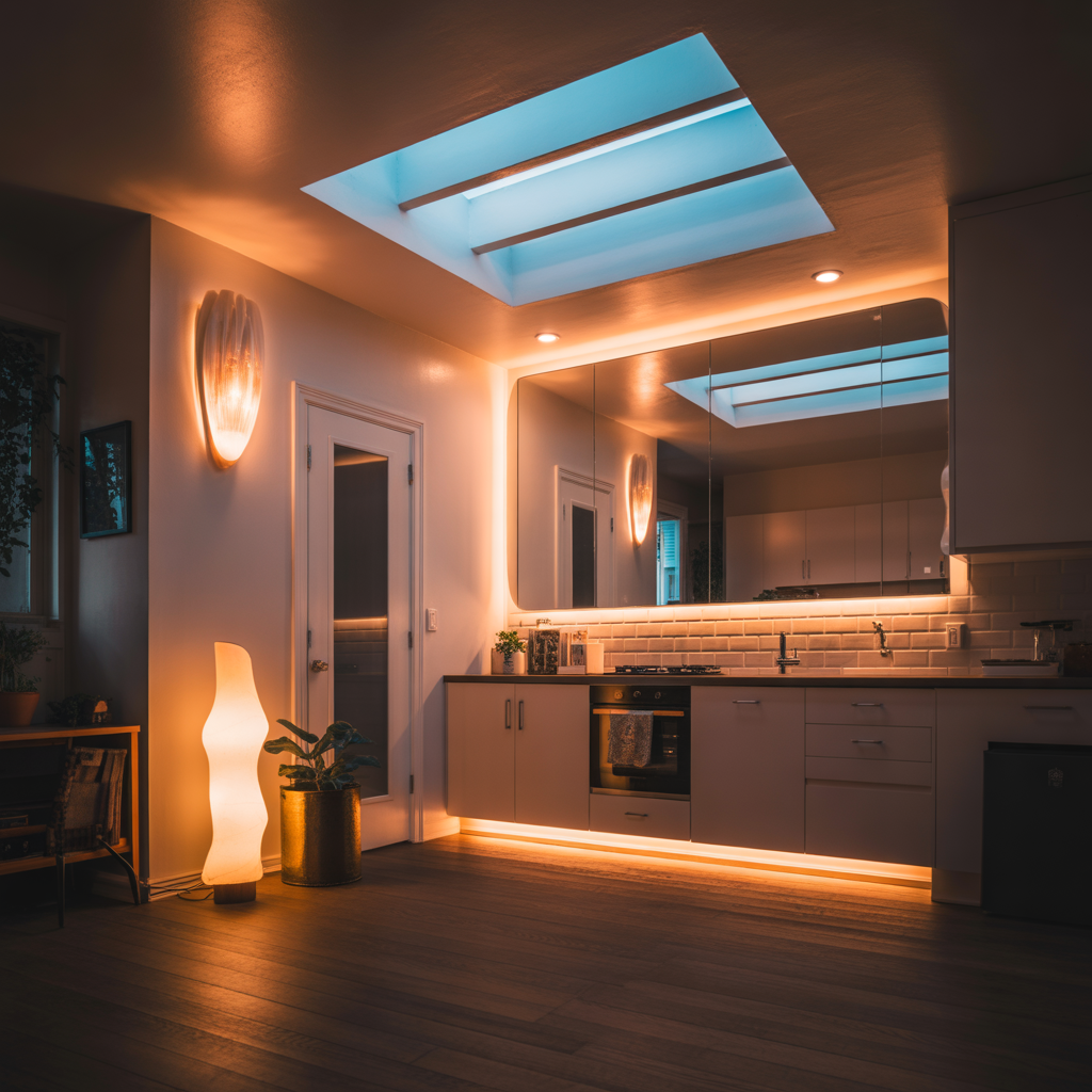 ideas for lighting dark rooms
