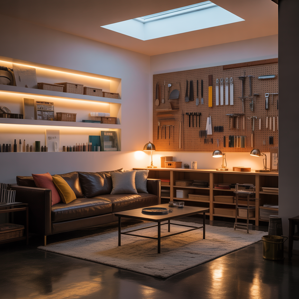 ideas for lighting dark rooms