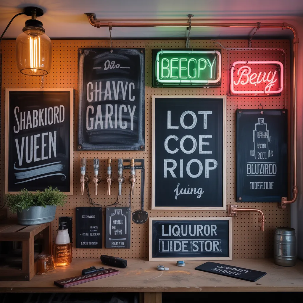 ideas for liquor store signs