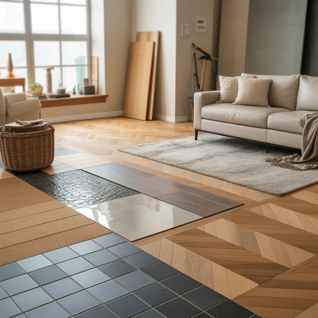 ideas for living room flooring