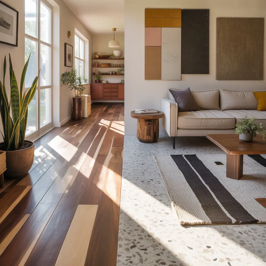 ideas for living room flooring