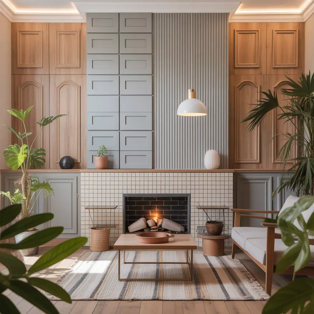 ideas for living room wall paneling