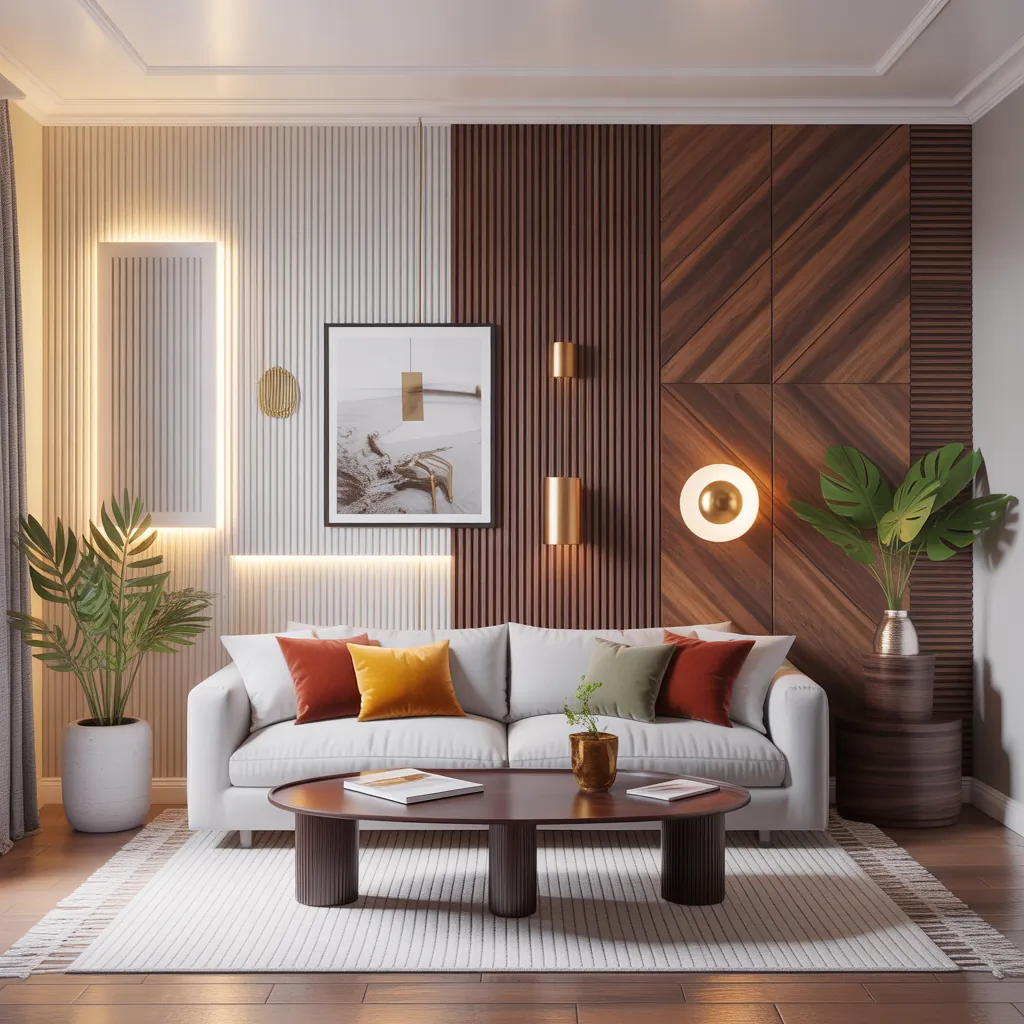ideas for living room wall paneling