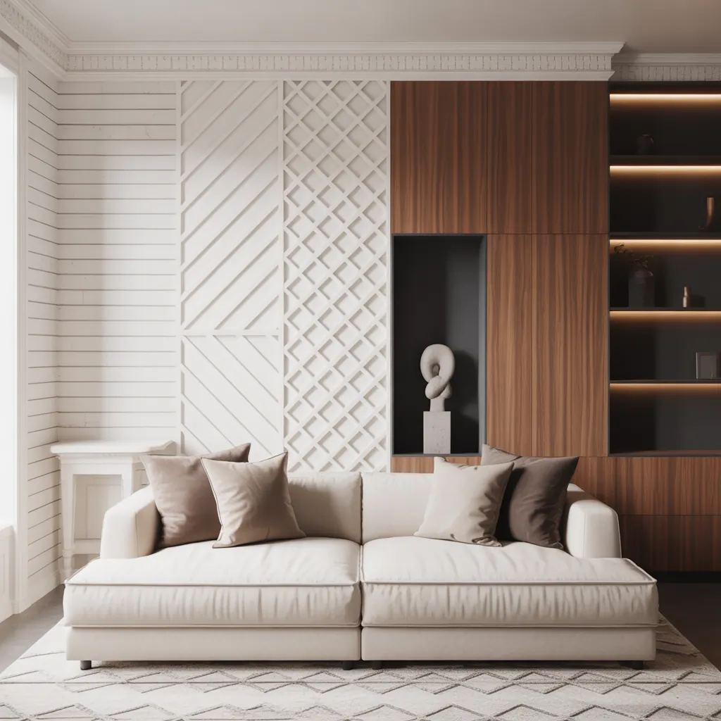 ideas for living room wall paneling