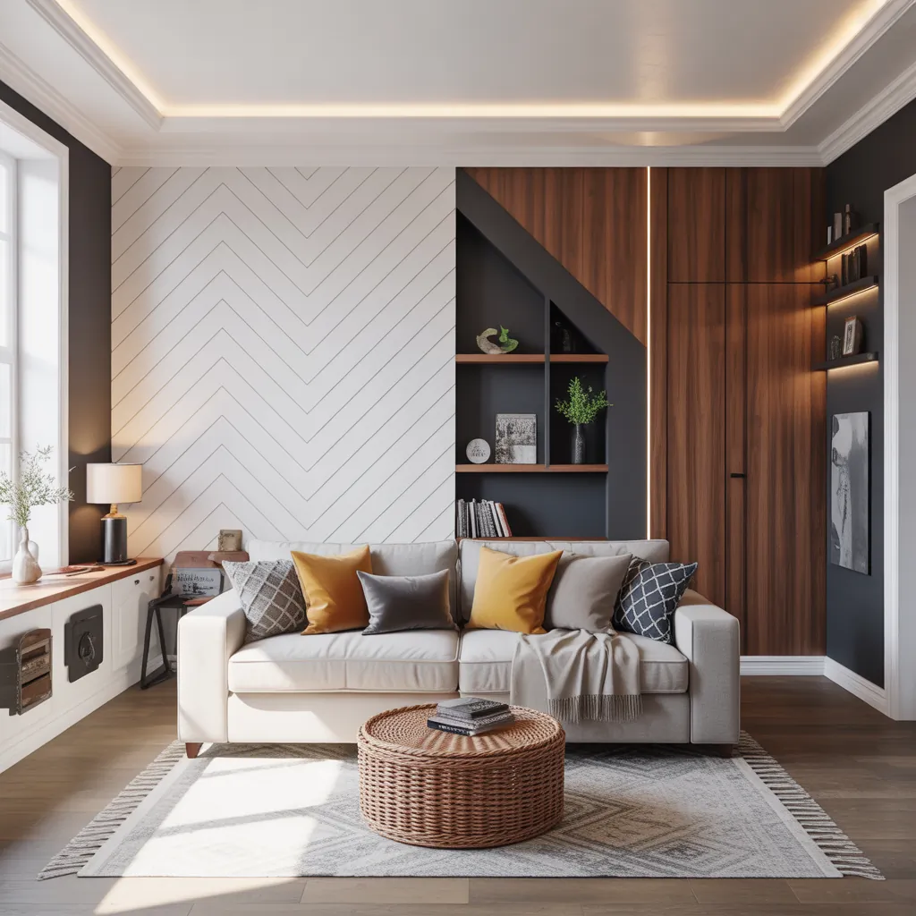 ideas for living room wall paneling