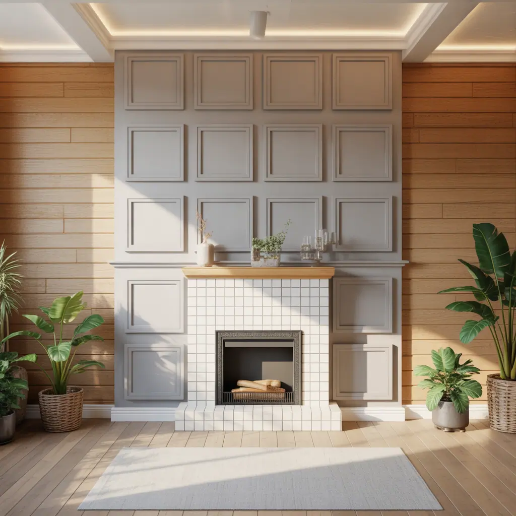 ideas for living room wall paneling