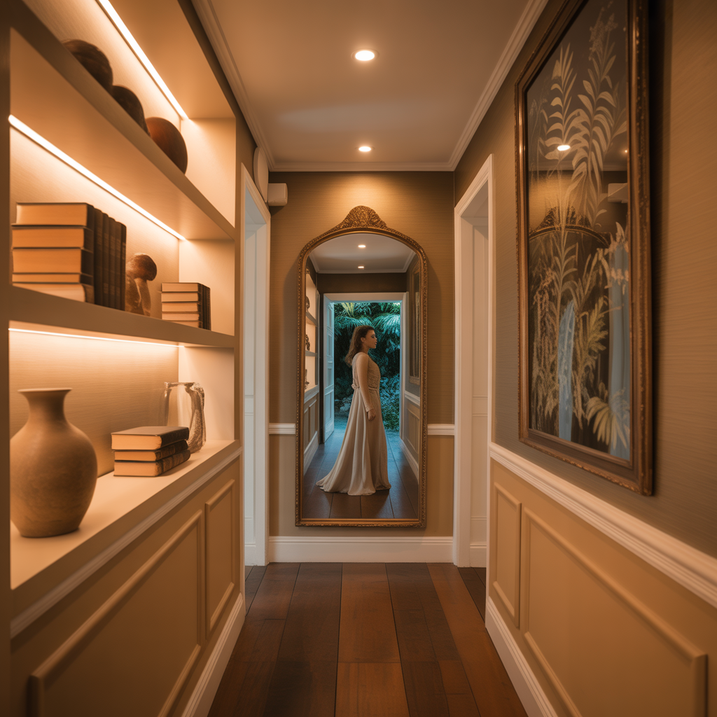ideas for long hallway wall decor