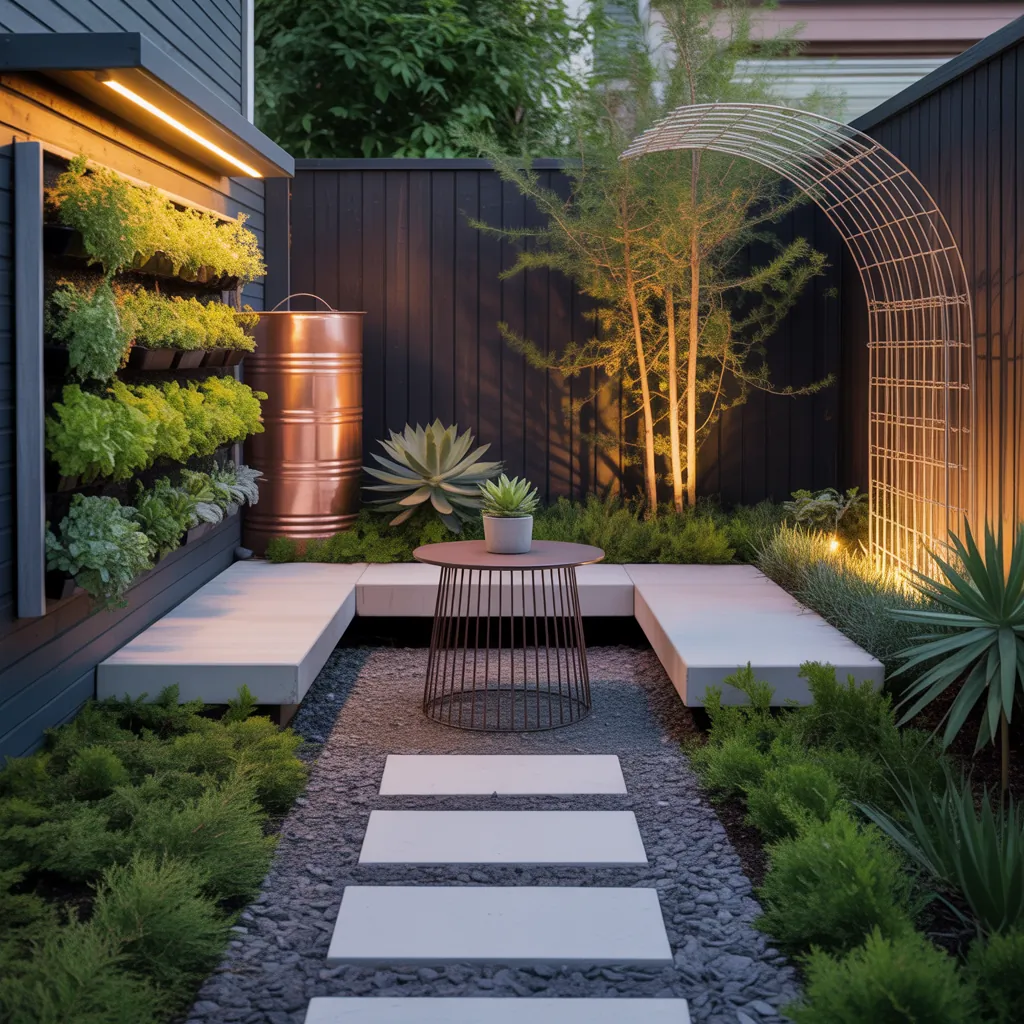 ideas for low maintenance side yard