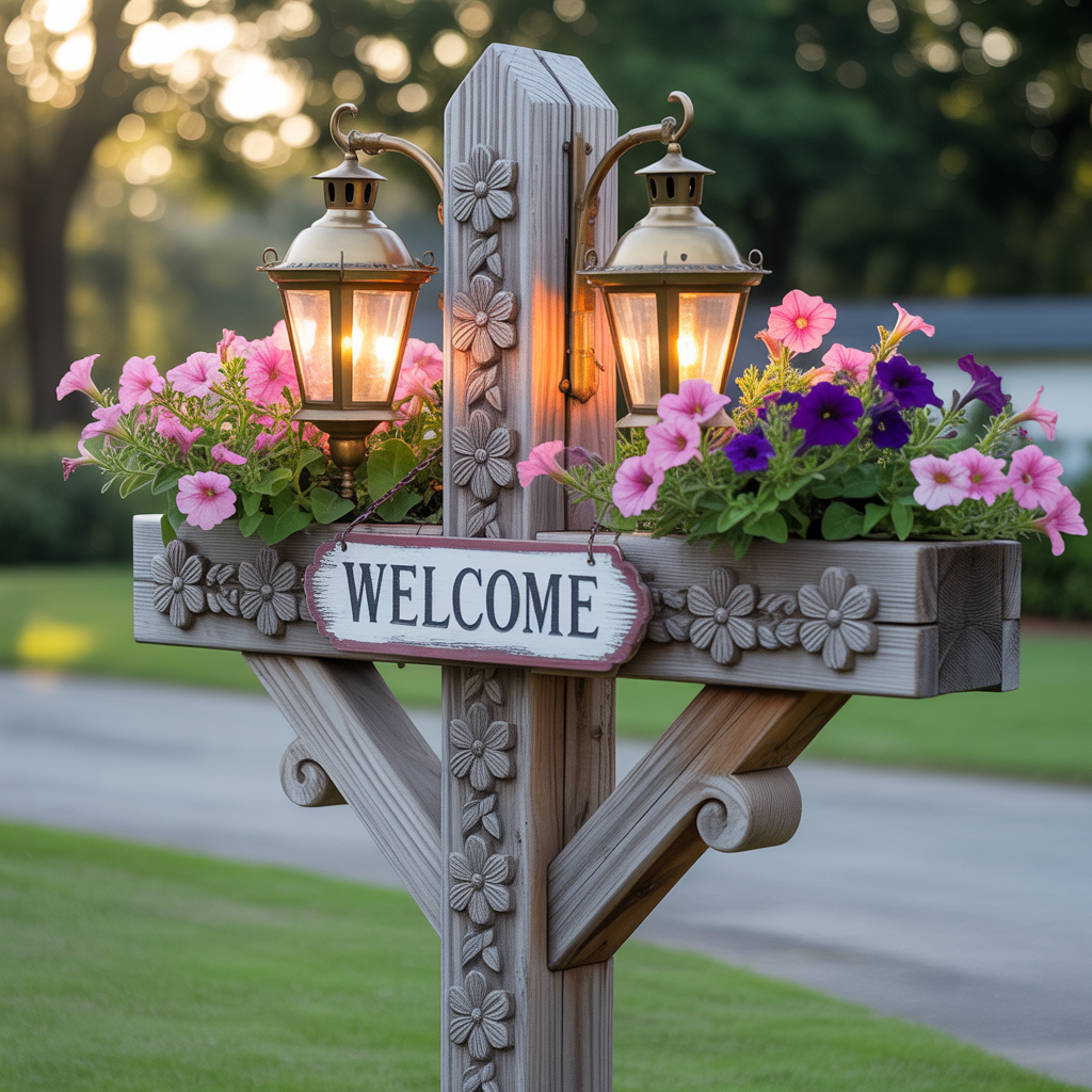 ideas for mailbox posts