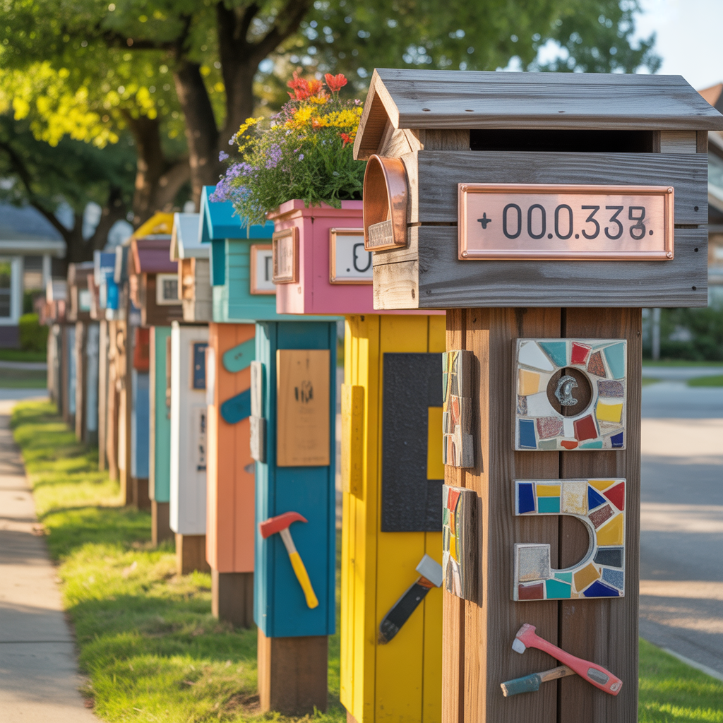 ideas for mailbox posts