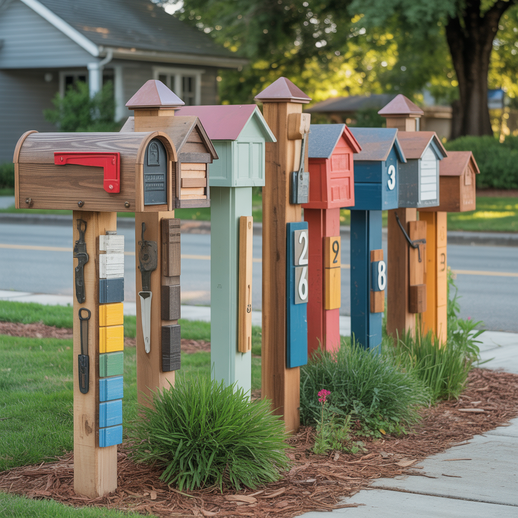 ideas for mailbox posts