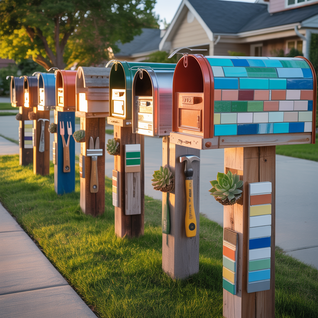 ideas for mailbox posts