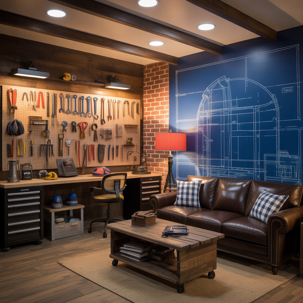 ideas for masculine den