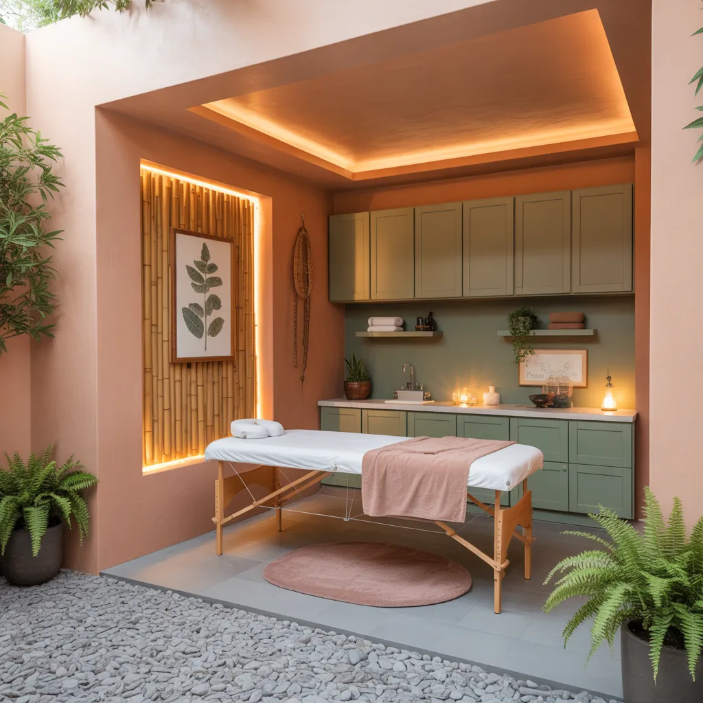 ideas for massage room decor