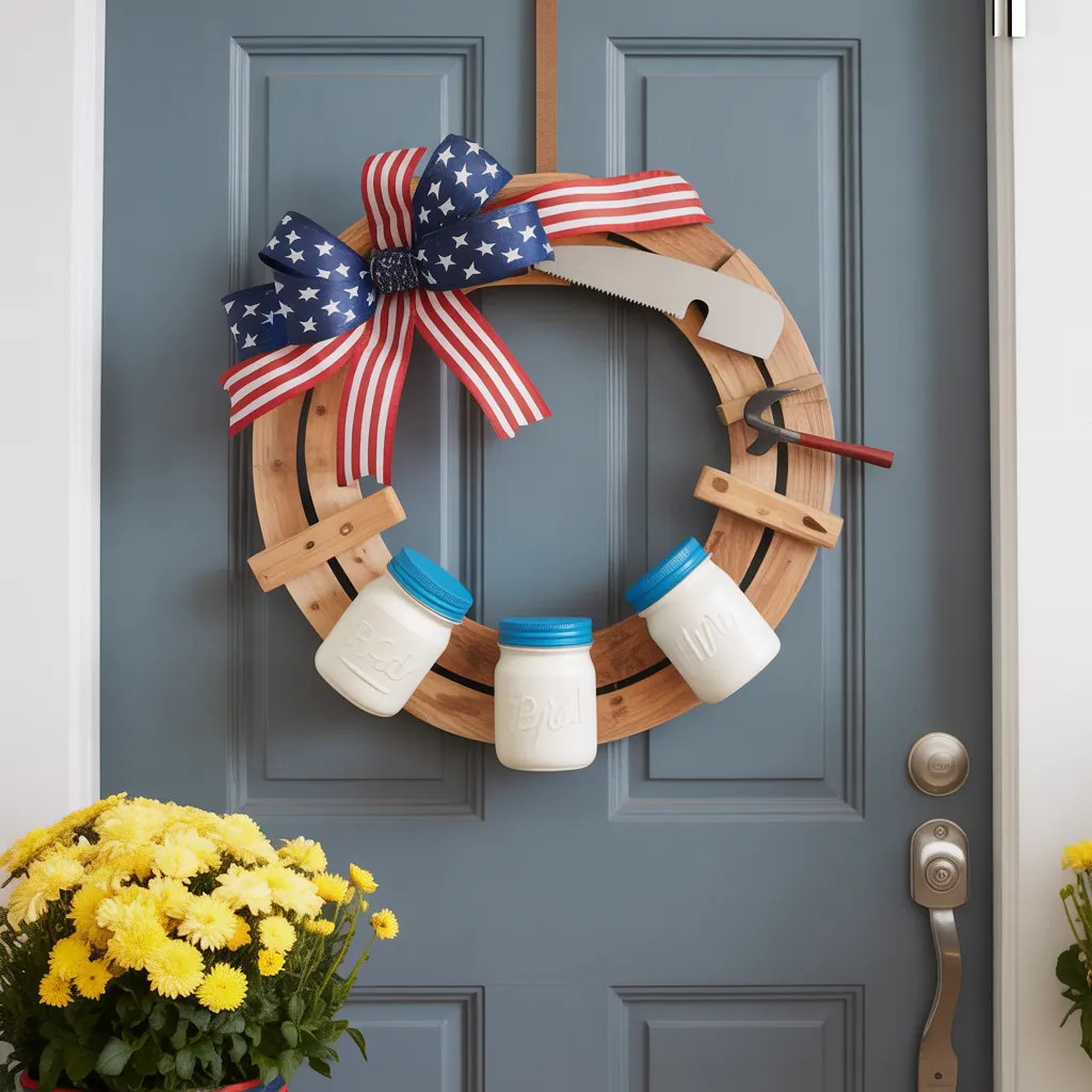 ideas for memorial day wreath