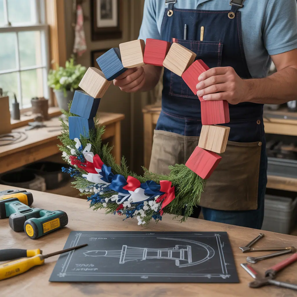 ideas for memorial day wreath