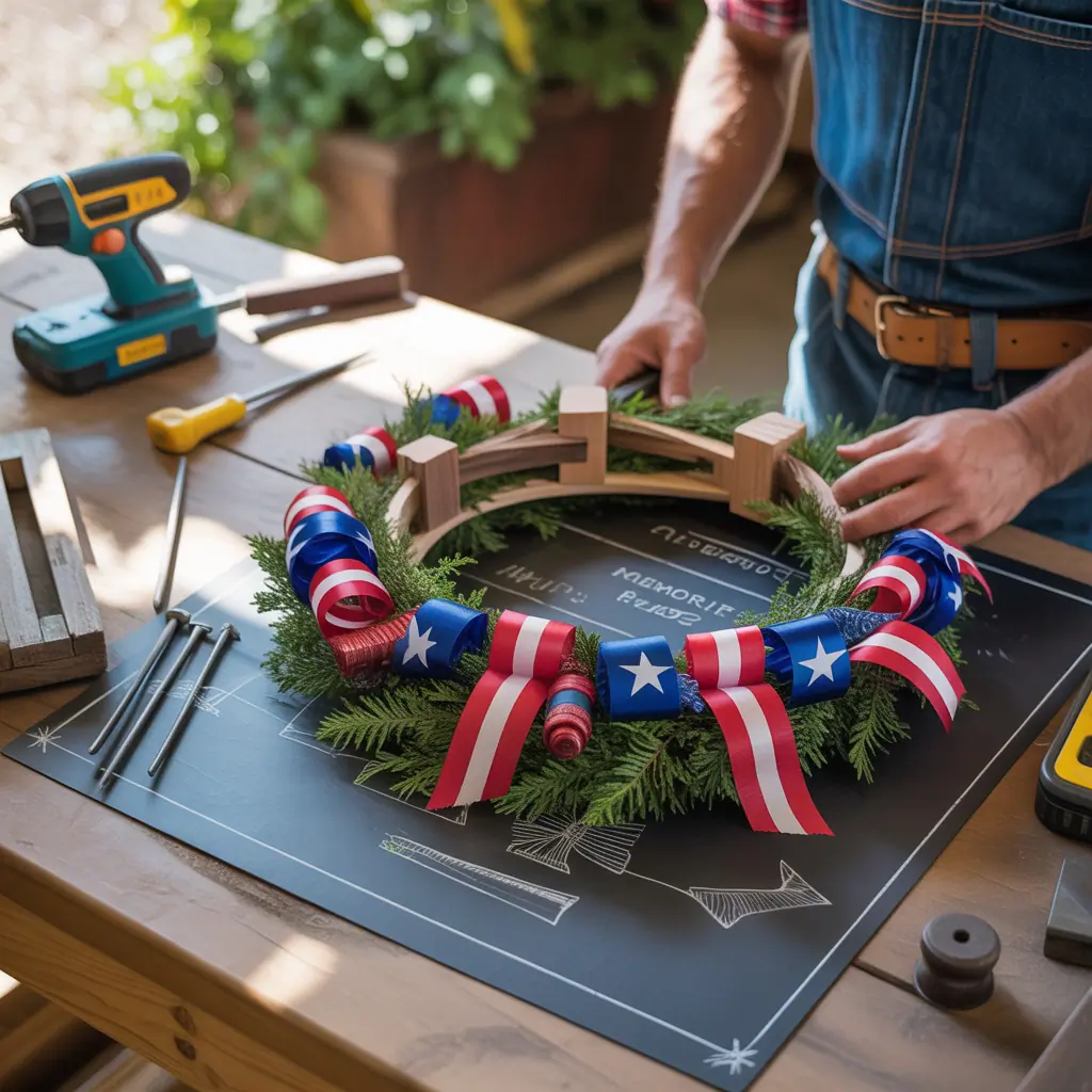 ideas for memorial day wreath
