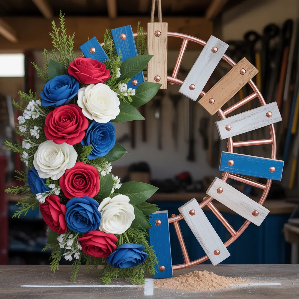 ideas for memorial day wreath