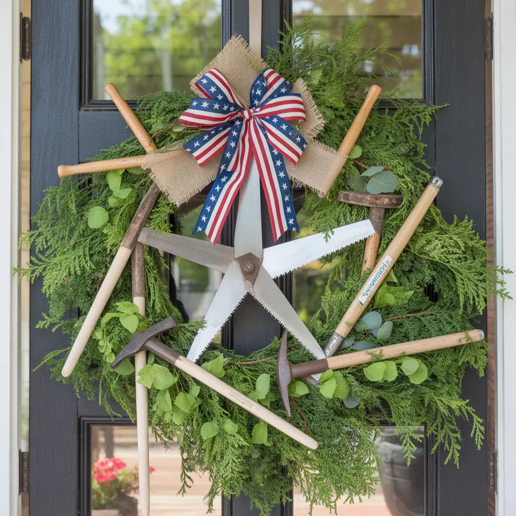 ideas for memorial day wreath
