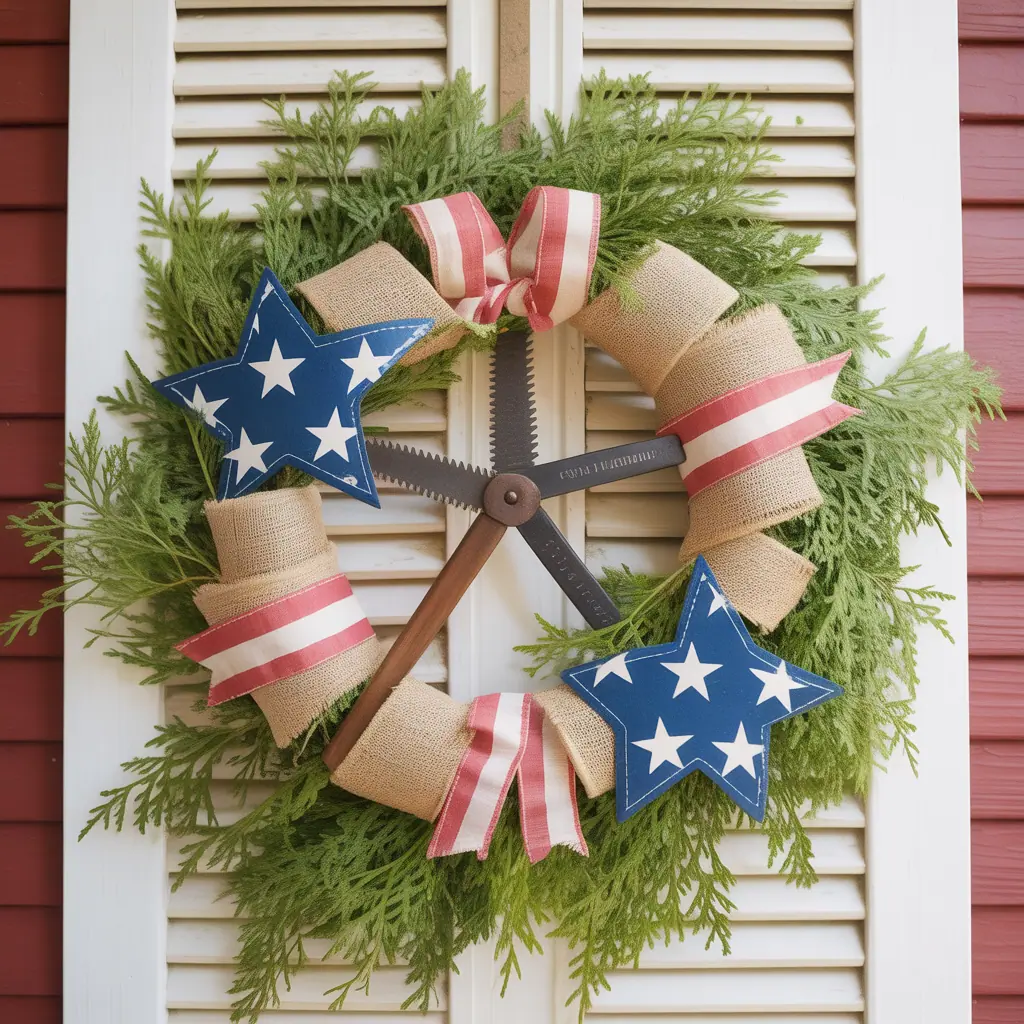 ideas for memorial day wreath
