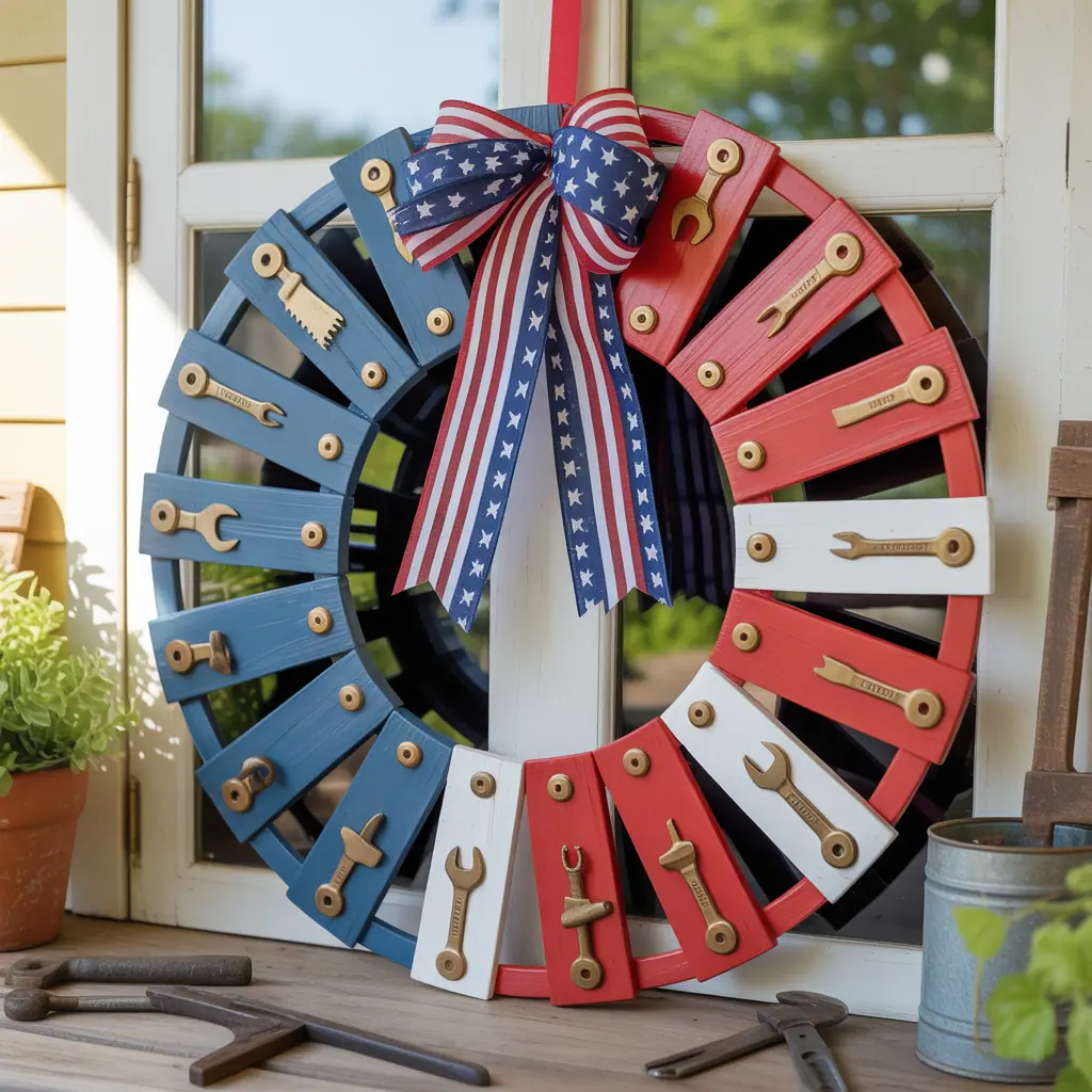 ideas for memorial day wreath