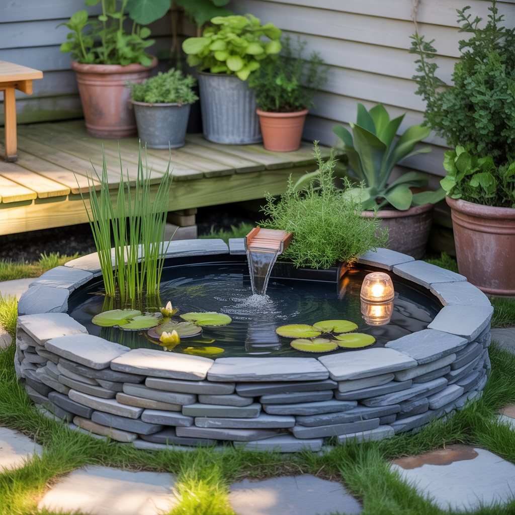 ideas for mini ponds
