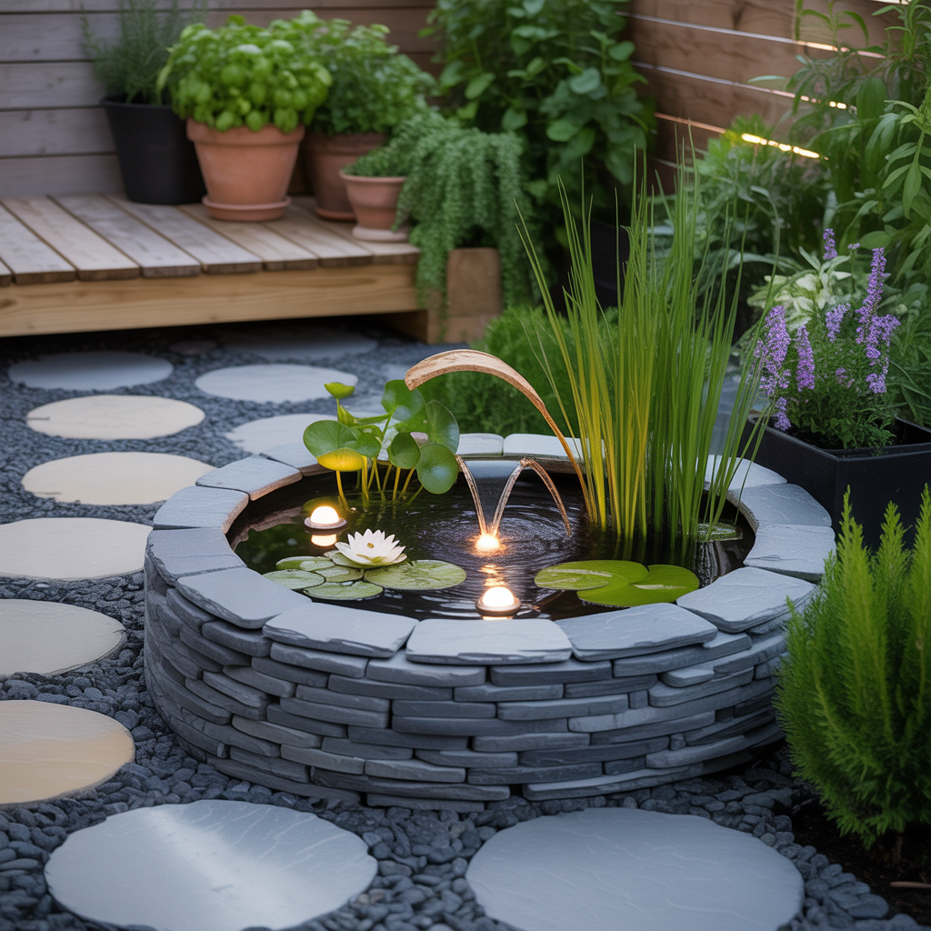 ideas for mini ponds