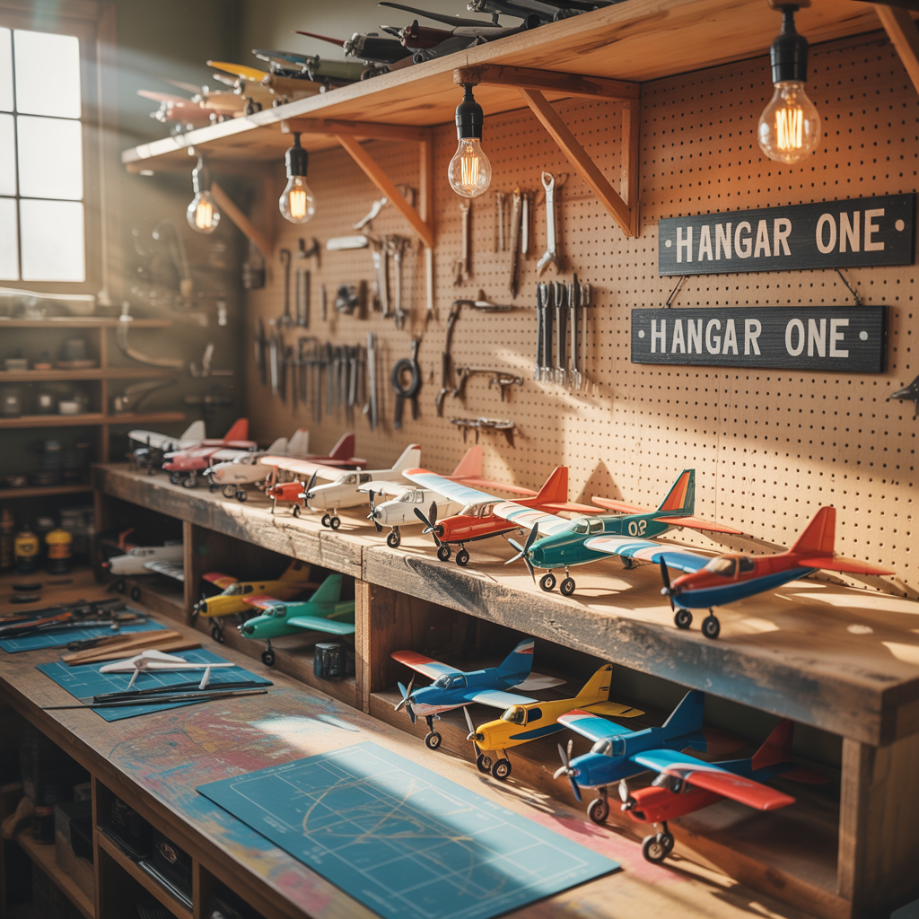 ideas for model airplane display