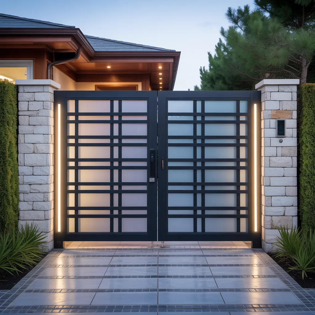 ideas for modern driveway gates
