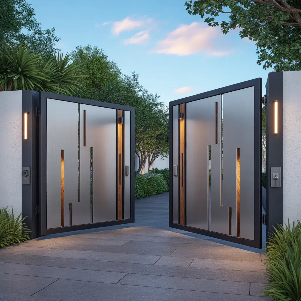 ideas for modern driveway gates