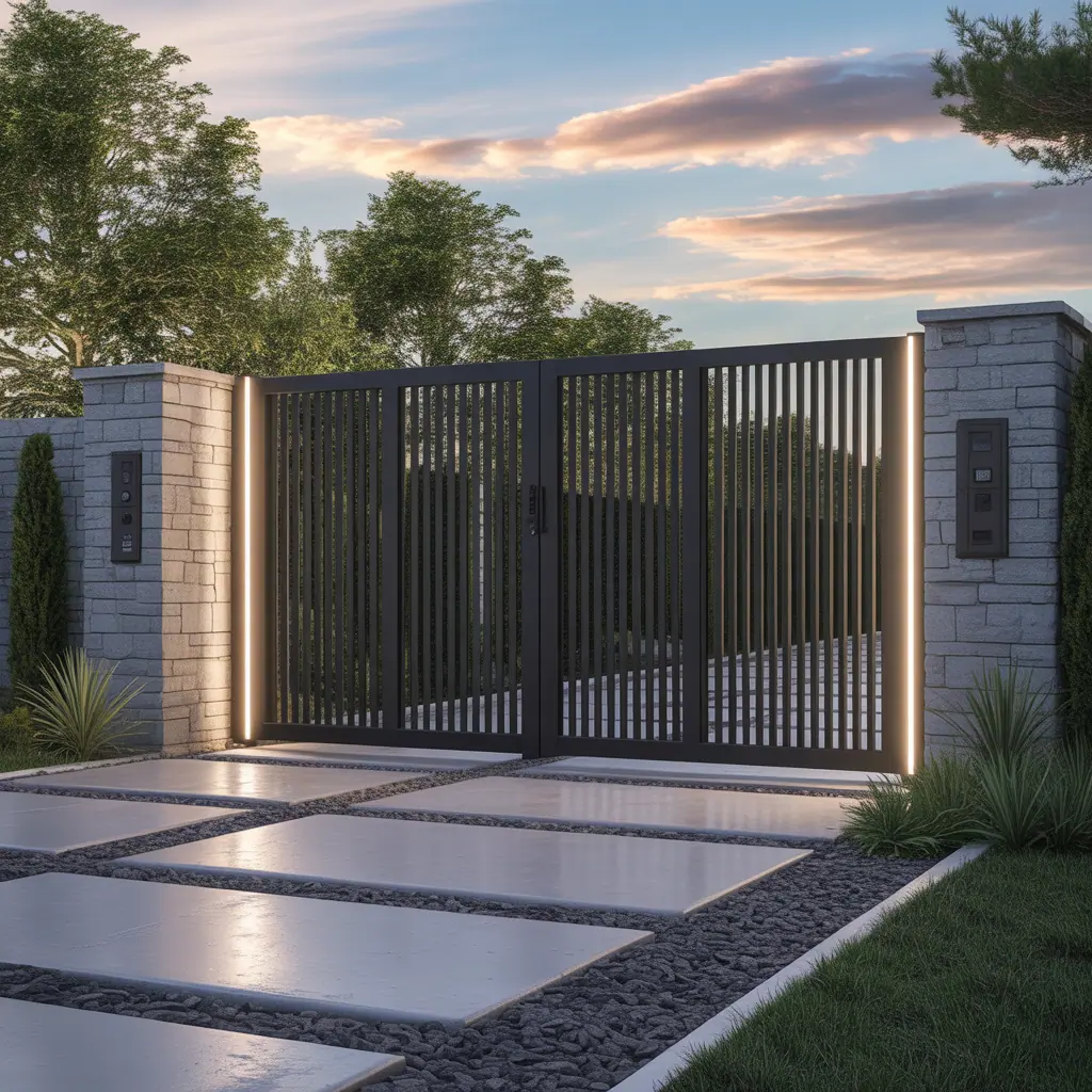 ideas for modern driveway gates