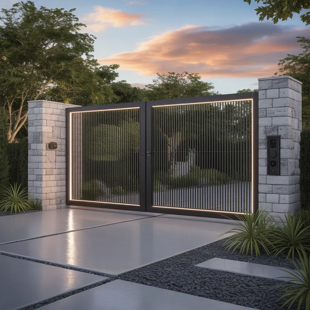ideas for modern driveway gates
