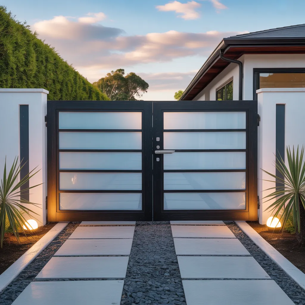 ideas for modern driveway gates