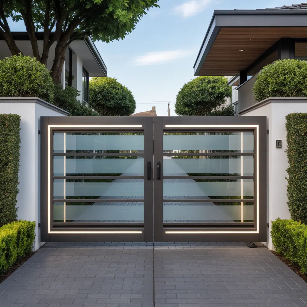 ideas for modern driveway gates