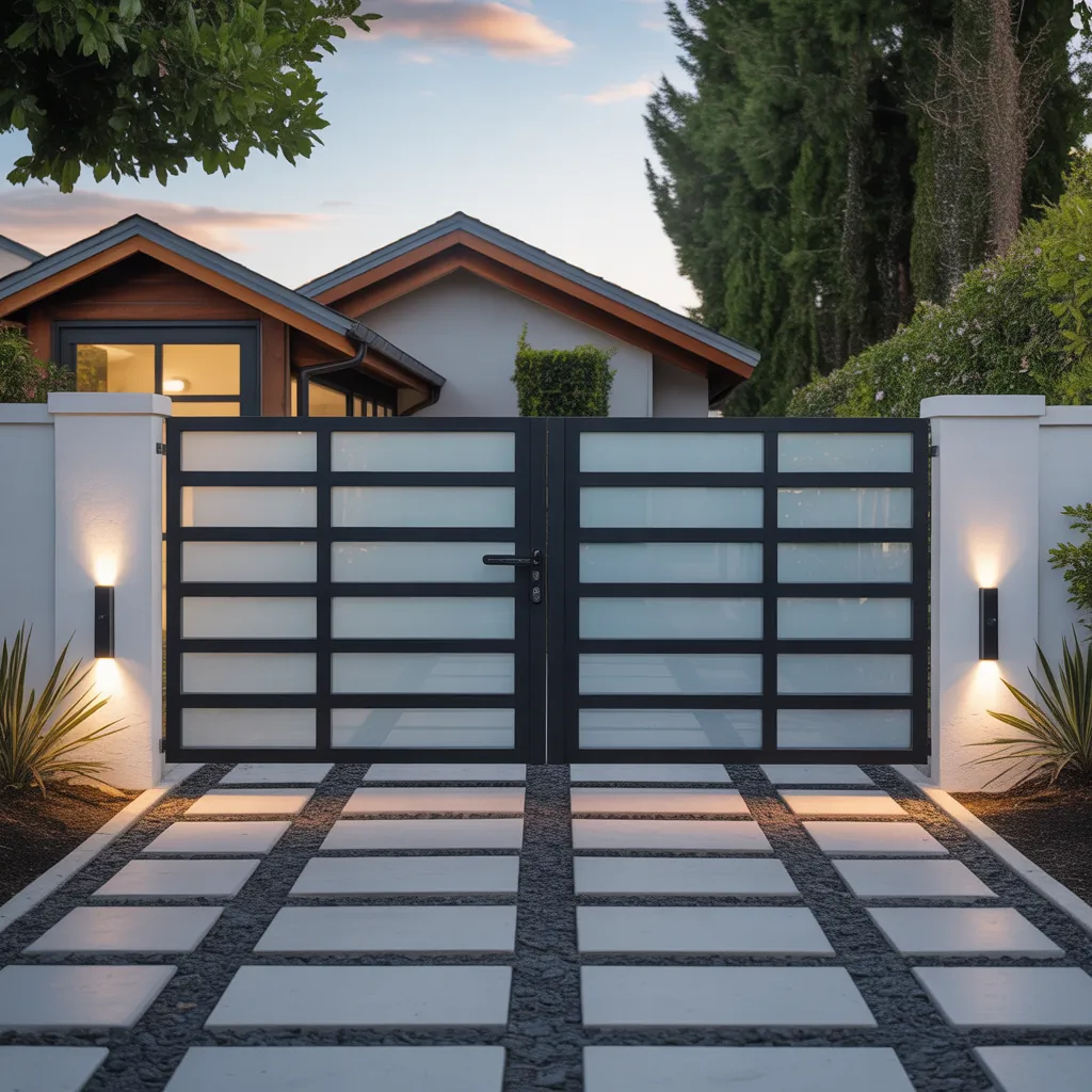 ideas for modern driveway gates