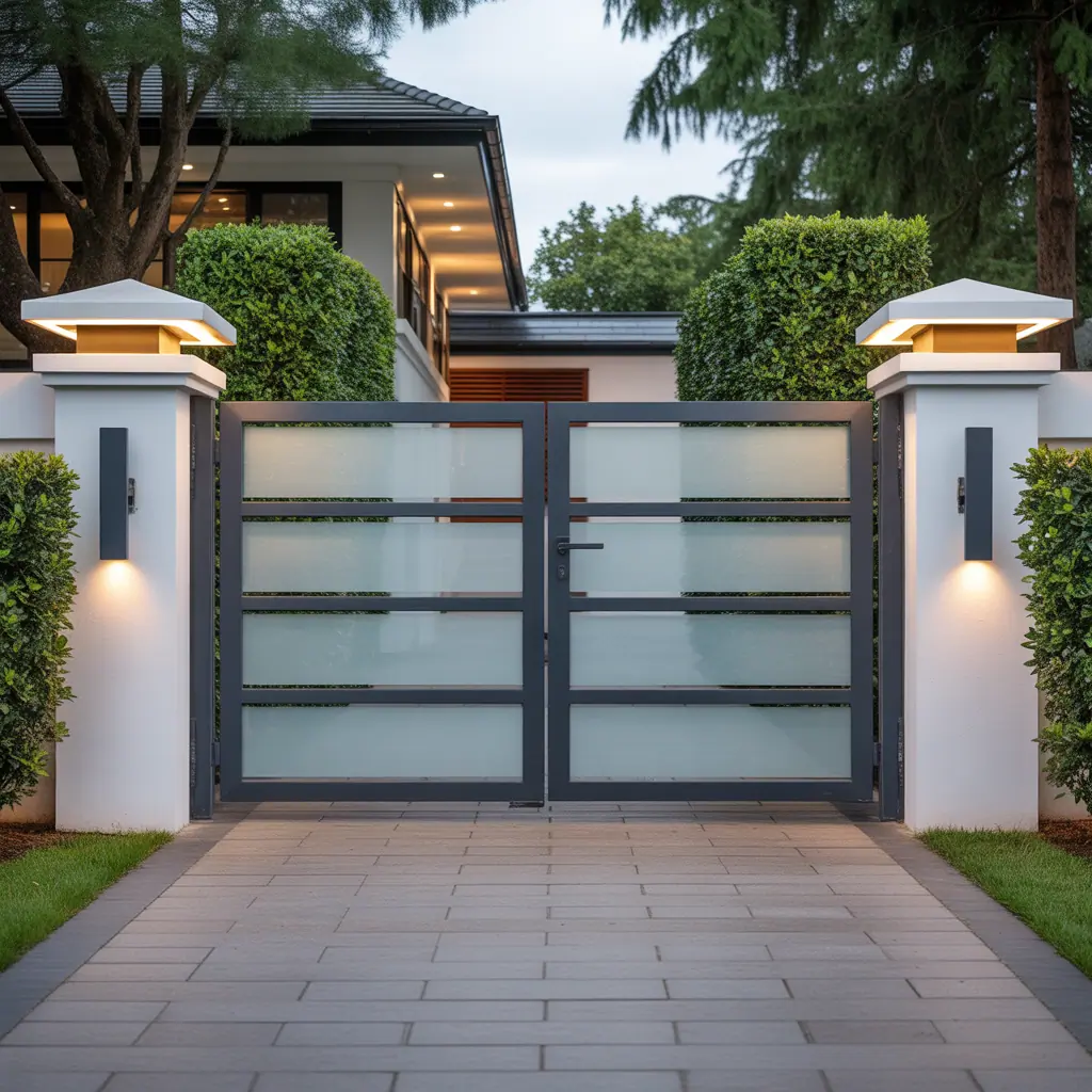 ideas for modern driveway gates