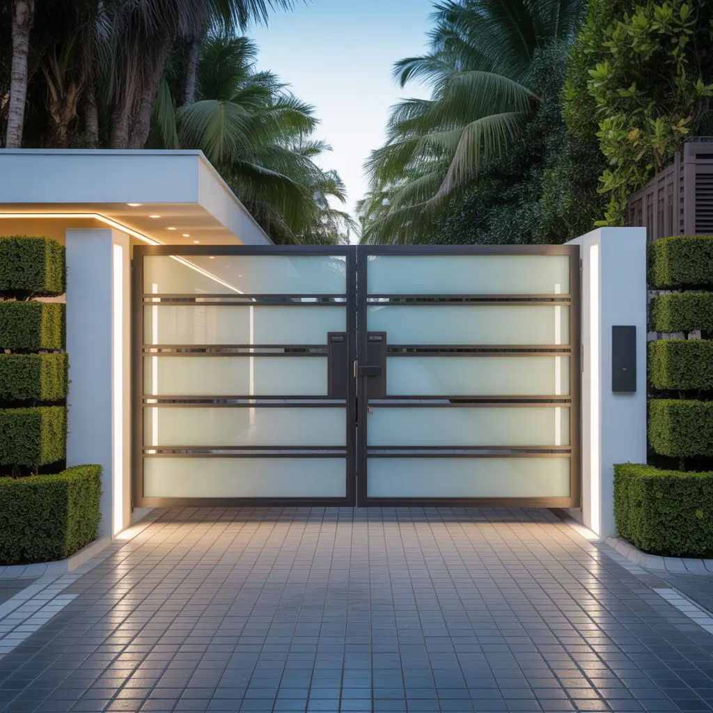 ideas for modern driveway gates