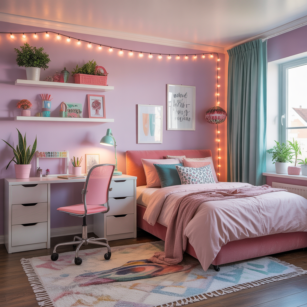 ideas for modern teenage girl bedroom