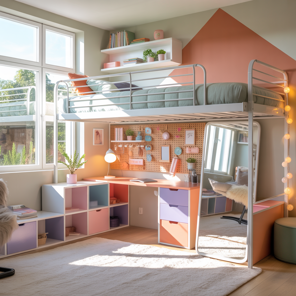 ideas for modern teenage girl bedroom