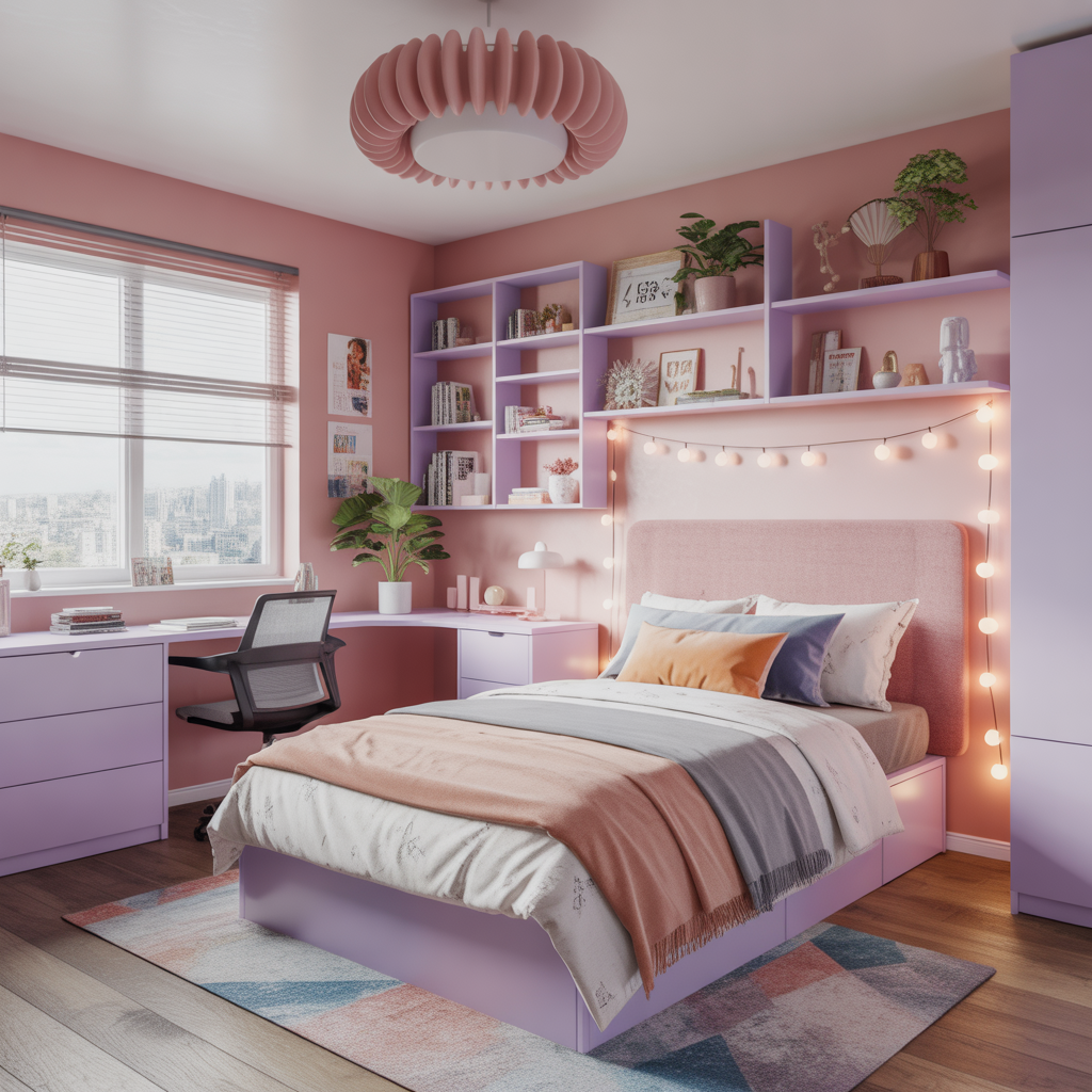 ideas for modern teenage girl bedroom