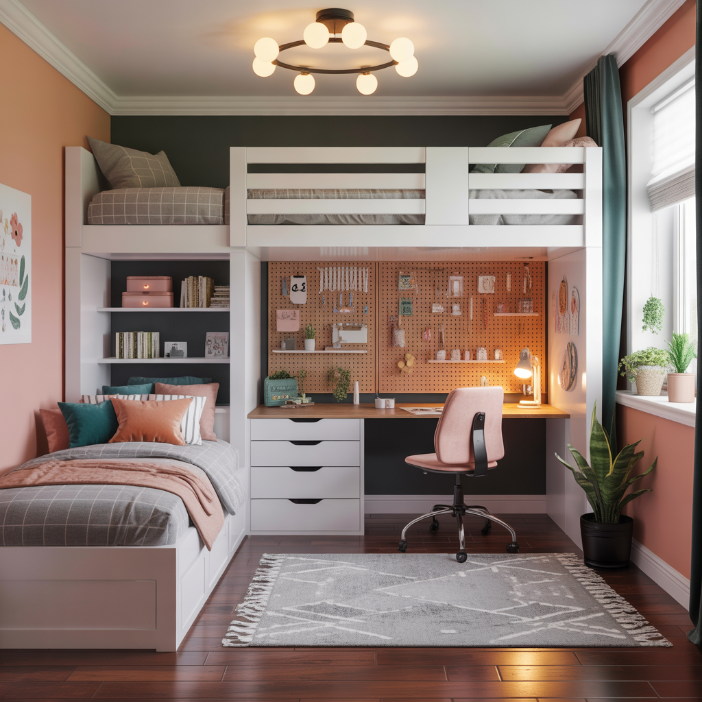 ideas for modern teenage girl bedroom
