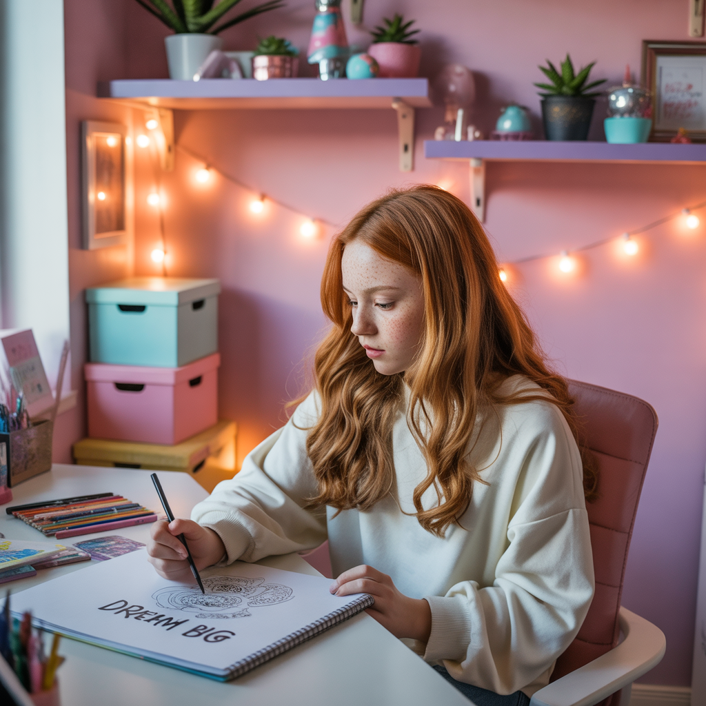 ideas for modern teenage girl bedroom