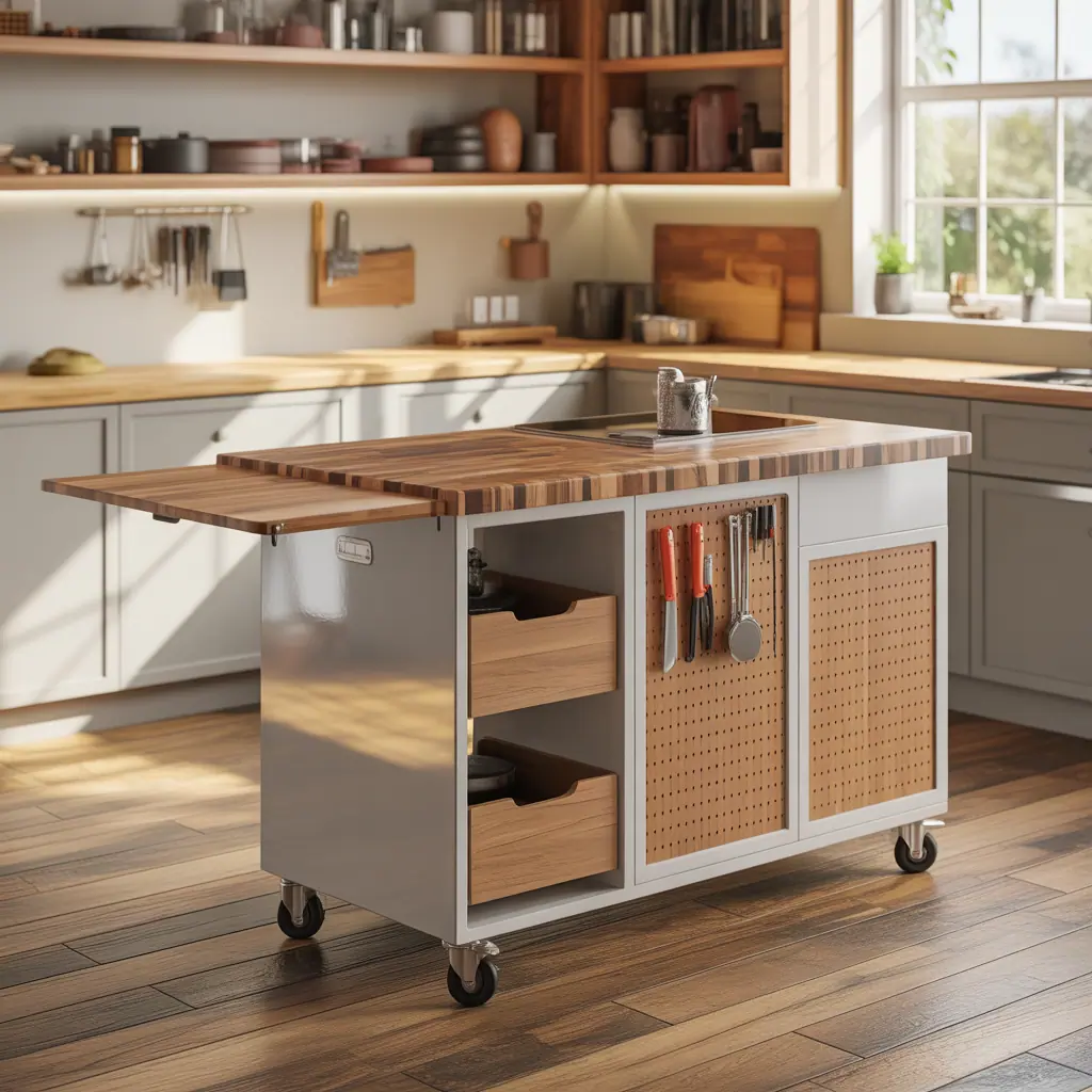 ideas for moveable kitchen island
