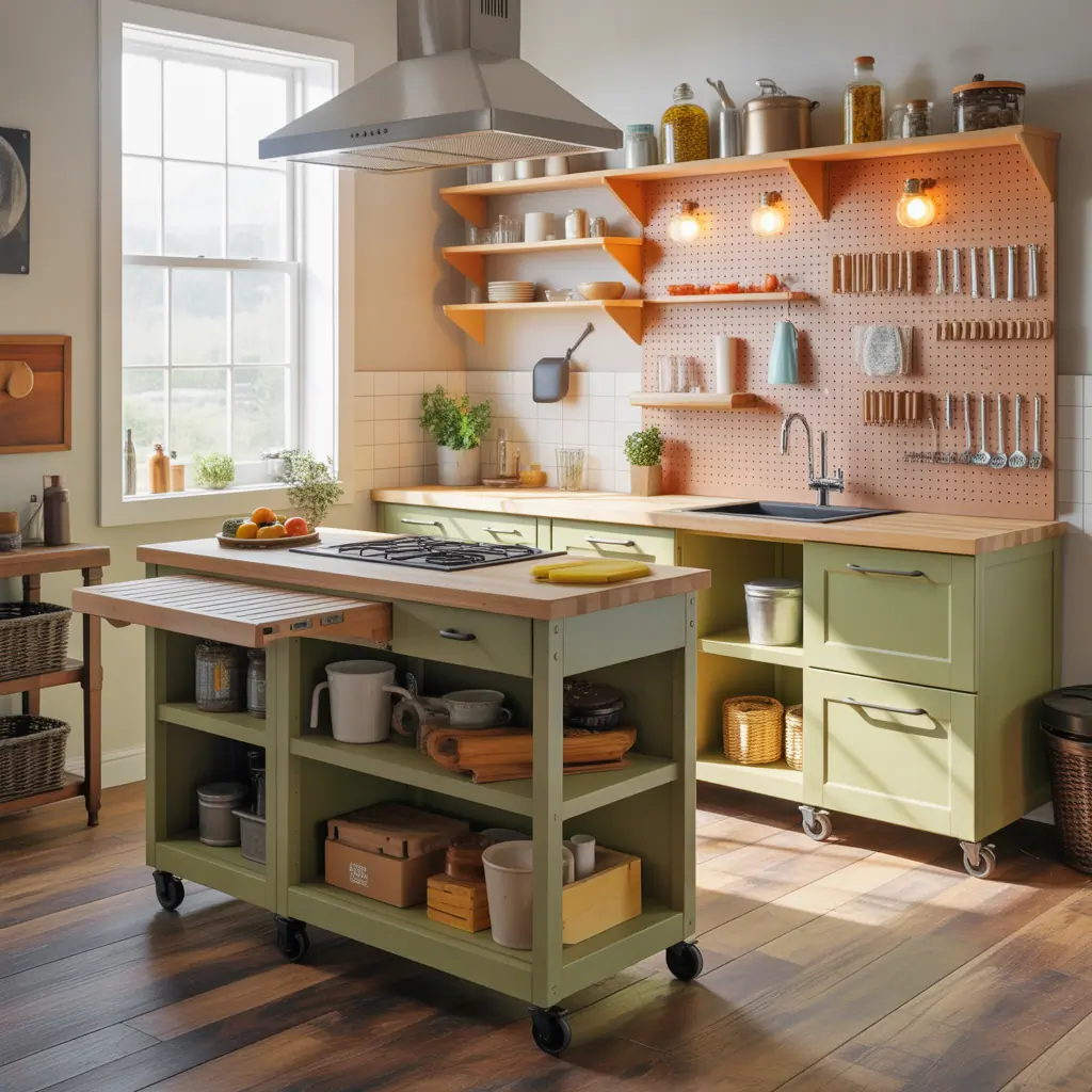 ideas for moveable kitchen island