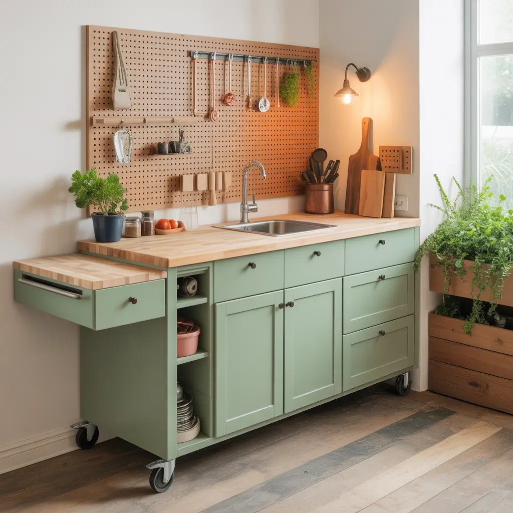 ideas for moveable kitchen island