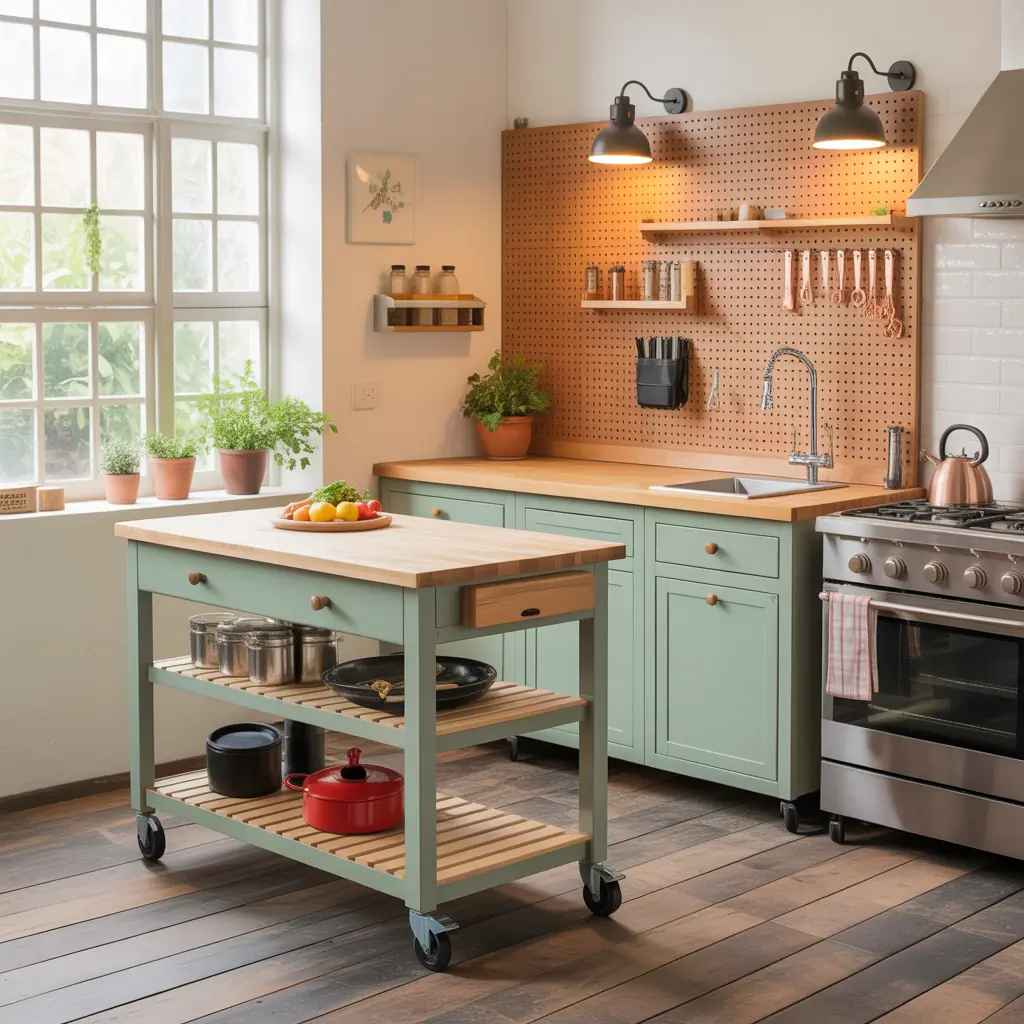 ideas for moveable kitchen island