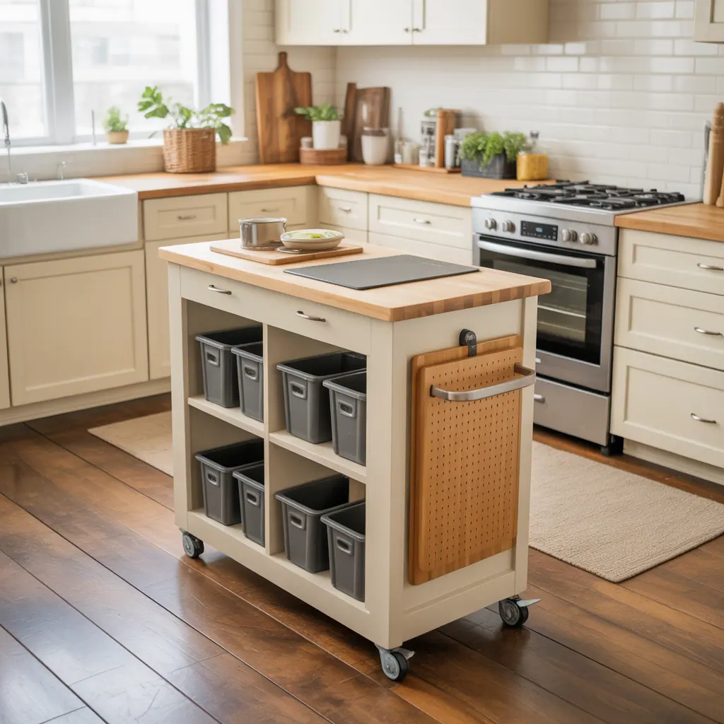 ideas for moveable kitchen island